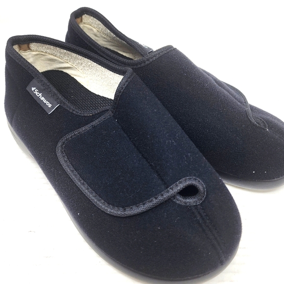 New Black House Slippers Adjustable Slipon Sturdy Shoes Women
